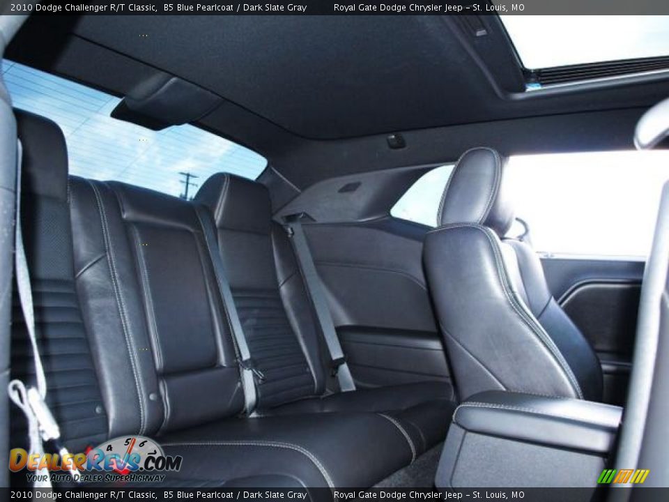 Rear Seat of 2010 Dodge Challenger R/T Classic Photo #8