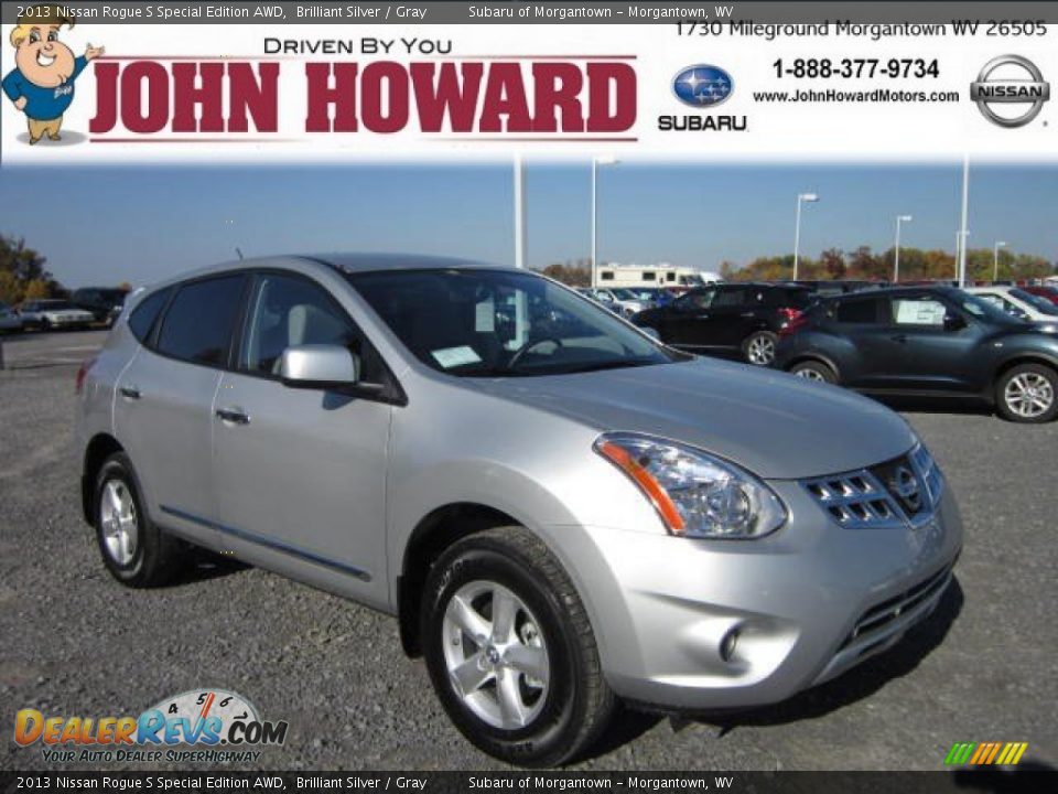 2013 Nissan Rogue S Special Edition AWD Brilliant Silver / Gray Photo #1