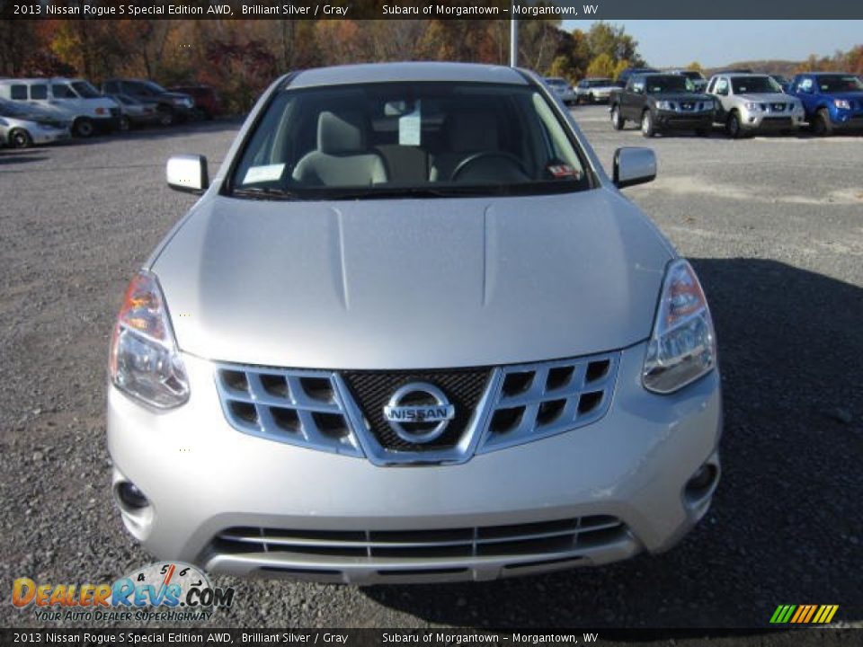 2013 Nissan Rogue S Special Edition AWD Brilliant Silver / Gray Photo #2