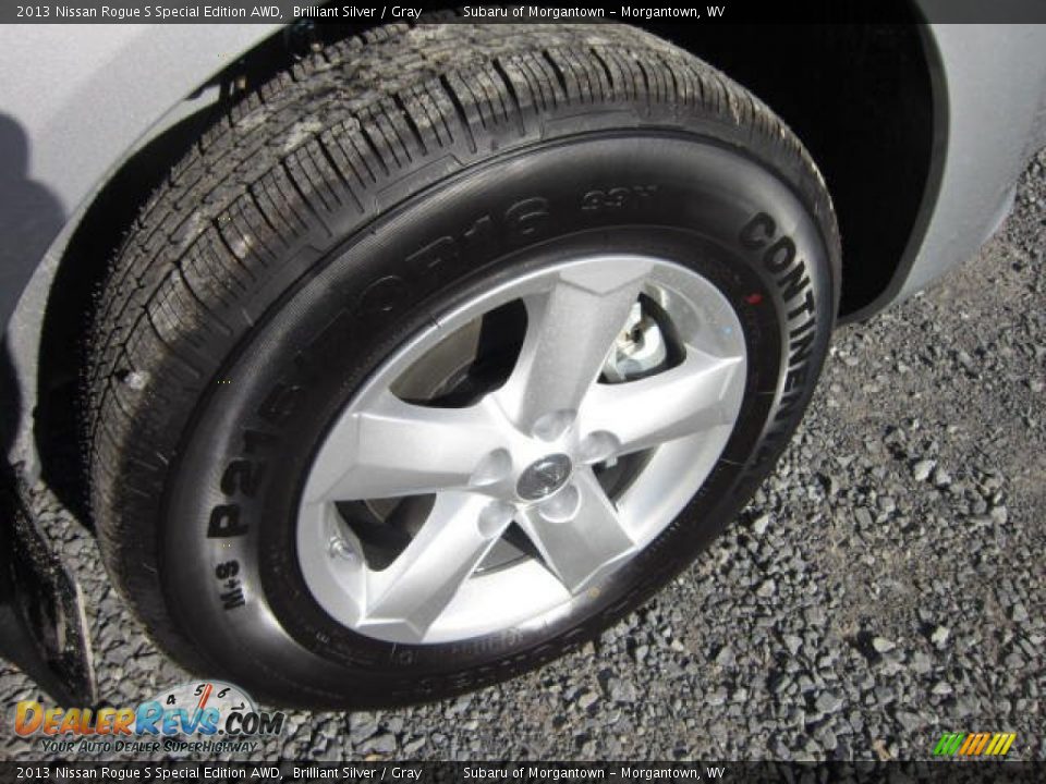 2013 Nissan Rogue S Special Edition AWD Brilliant Silver / Gray Photo #9