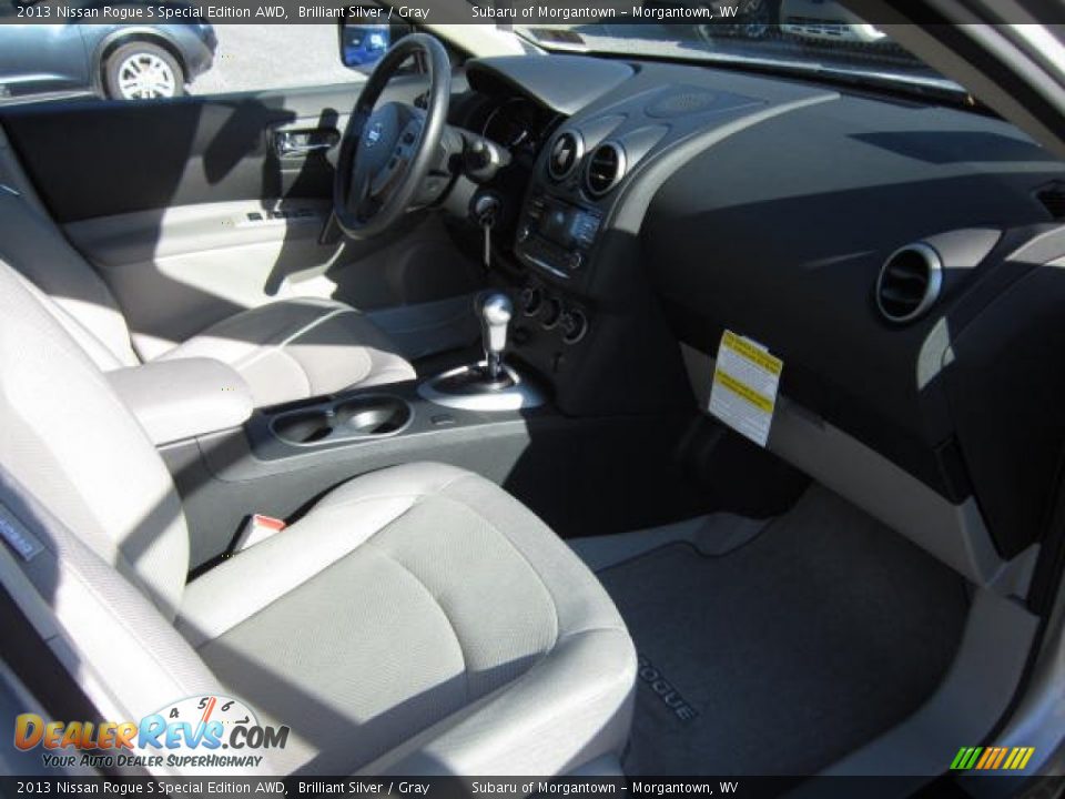2013 Nissan Rogue S Special Edition AWD Brilliant Silver / Gray Photo #10
