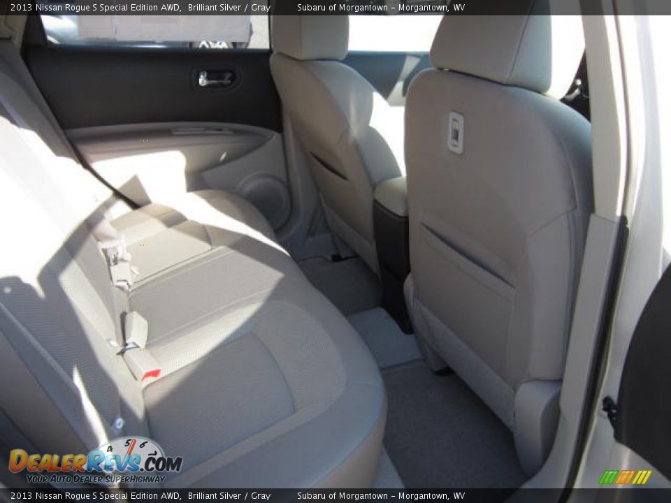 2013 Nissan Rogue S Special Edition AWD Brilliant Silver / Gray Photo #12