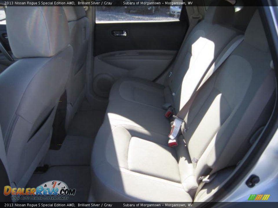 2013 Nissan Rogue S Special Edition AWD Brilliant Silver / Gray Photo #14