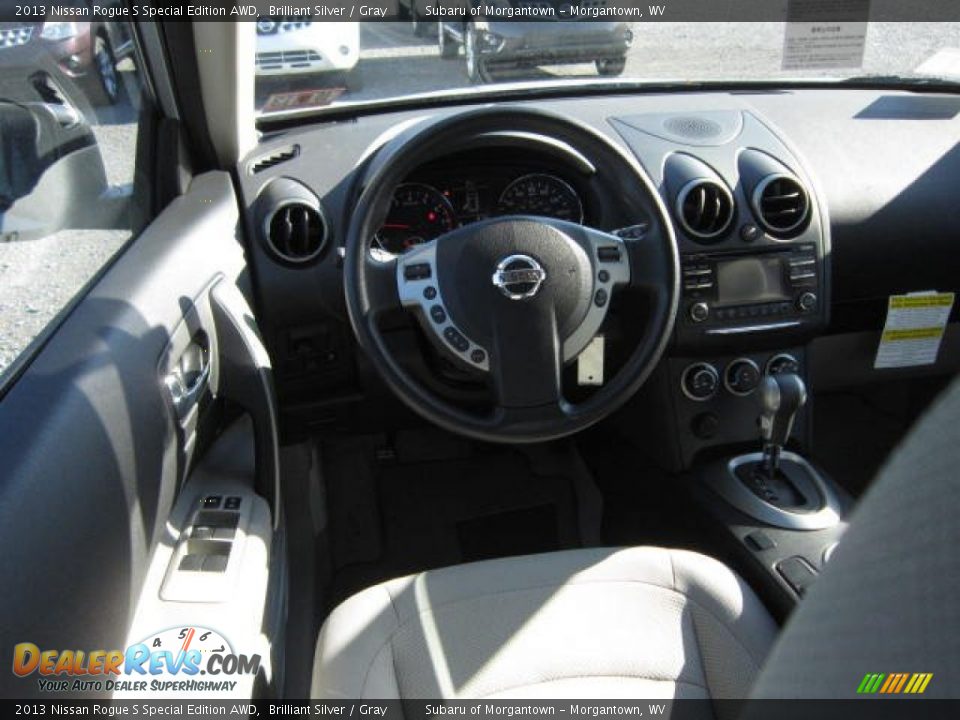 2013 Nissan Rogue S Special Edition AWD Brilliant Silver / Gray Photo #15