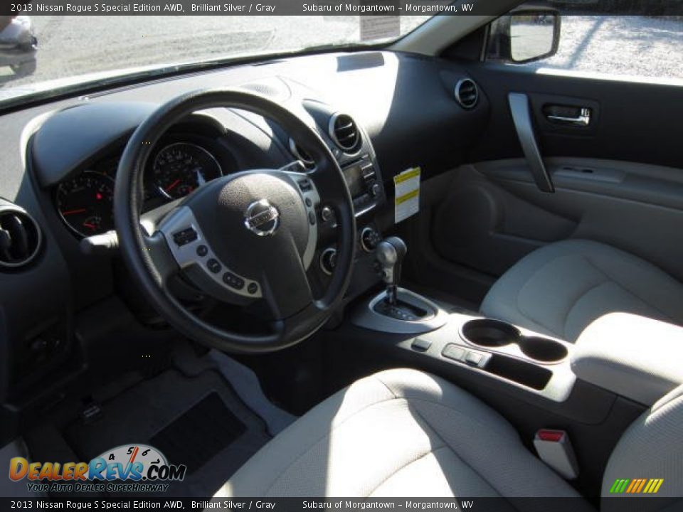 2013 Nissan Rogue S Special Edition AWD Brilliant Silver / Gray Photo #17