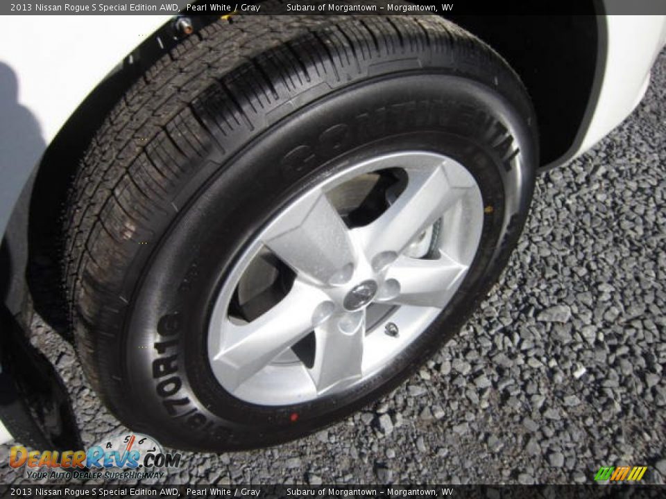 2013 Nissan Rogue S Special Edition AWD Pearl White / Gray Photo #9