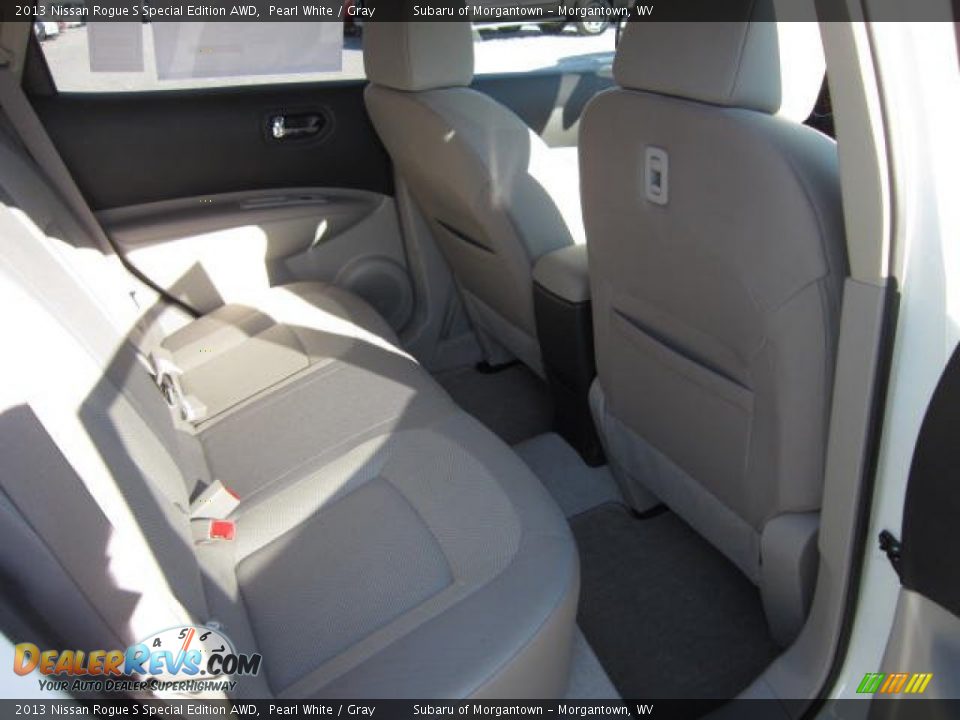 2013 Nissan Rogue S Special Edition AWD Pearl White / Gray Photo #12