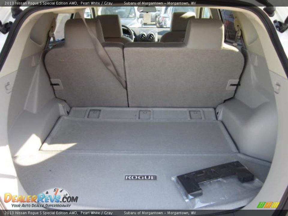 2013 Nissan Rogue S Special Edition AWD Pearl White / Gray Photo #13