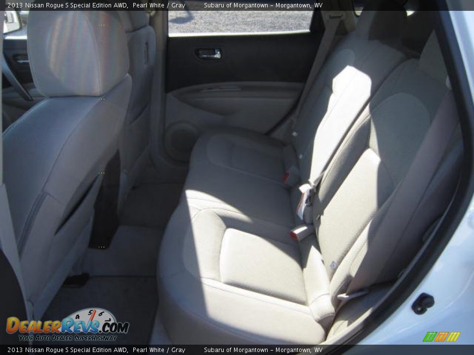 2013 Nissan Rogue S Special Edition AWD Pearl White / Gray Photo #14