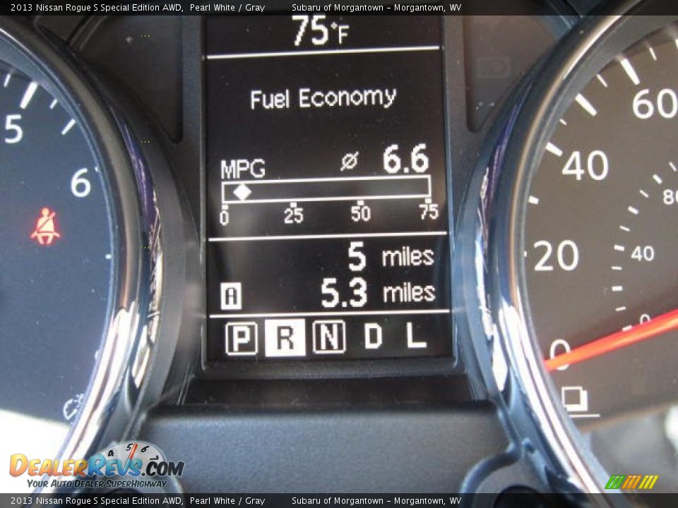 2013 Nissan Rogue S Special Edition AWD Pearl White / Gray Photo #20