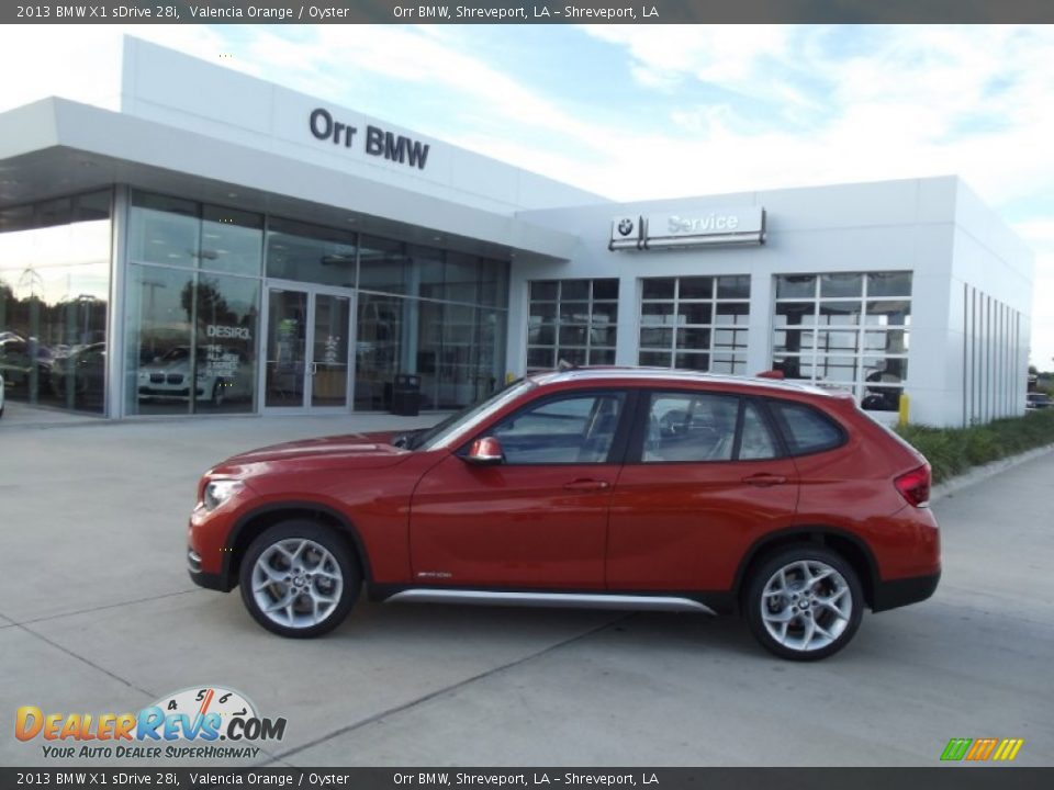 2013 BMW X1 sDrive 28i Valencia Orange / Oyster Photo #5