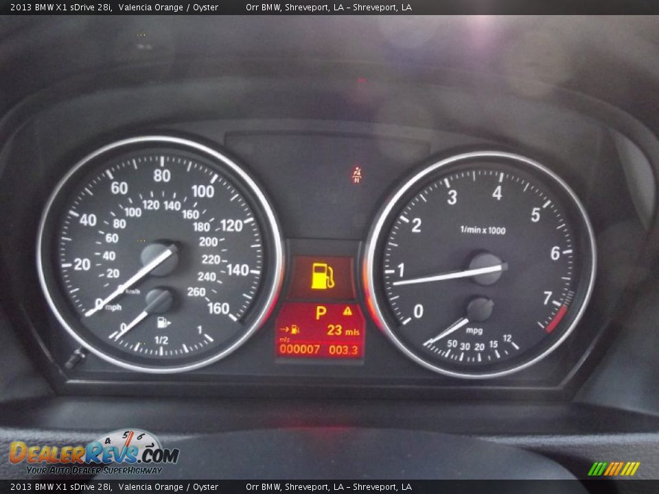 2013 BMW X1 sDrive 28i Gauges Photo #9