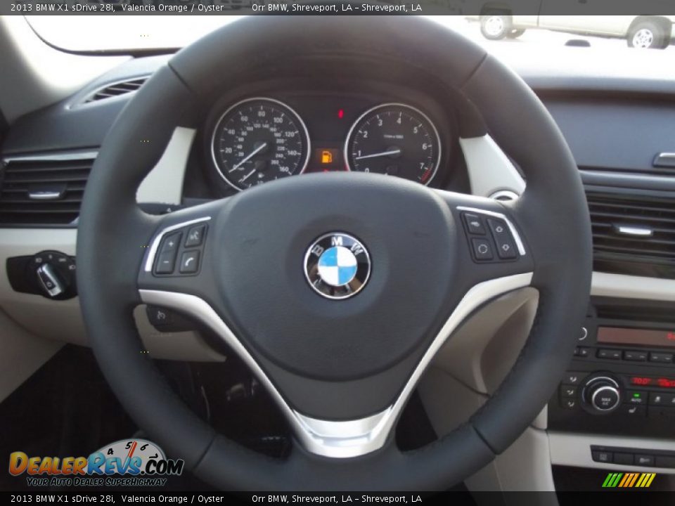 2013 BMW X1 sDrive 28i Steering Wheel Photo #10