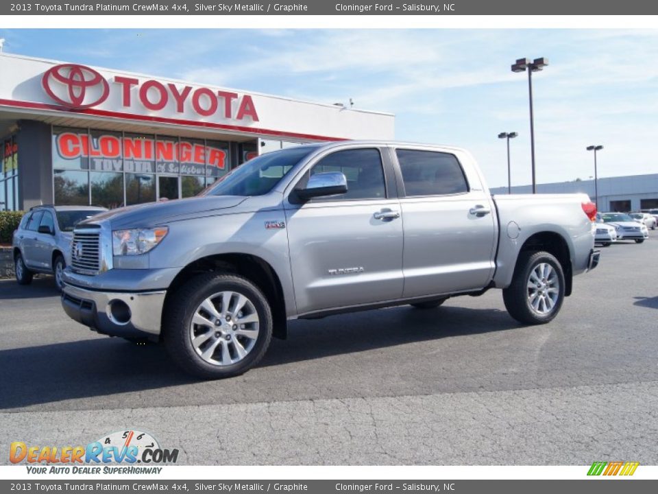 2013 Toyota Tundra Platinum CrewMax 4x4 Silver Sky Metallic / Graphite Photo #1
