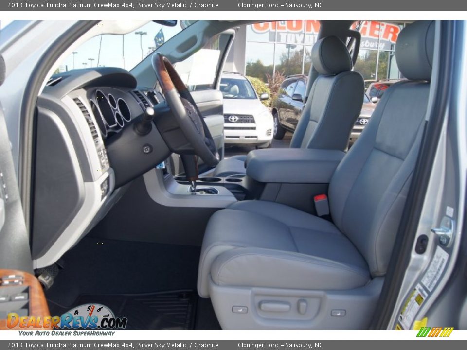 Graphite Interior - 2013 Toyota Tundra Platinum CrewMax 4x4 Photo #11