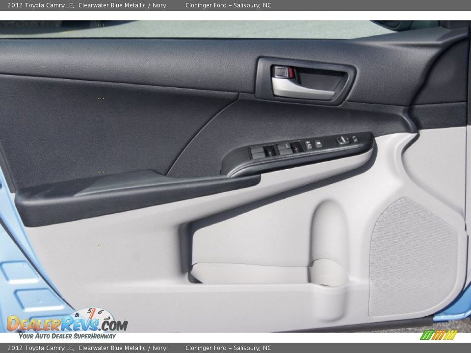 2012 Toyota Camry LE Clearwater Blue Metallic / Ivory Photo #8