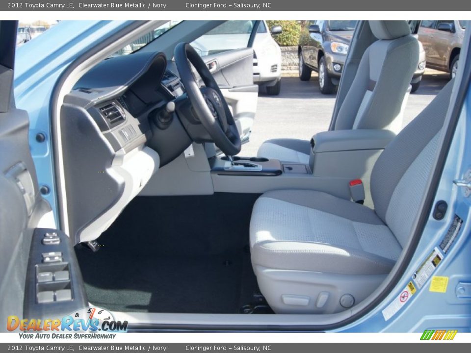 2012 Toyota Camry LE Clearwater Blue Metallic / Ivory Photo #10