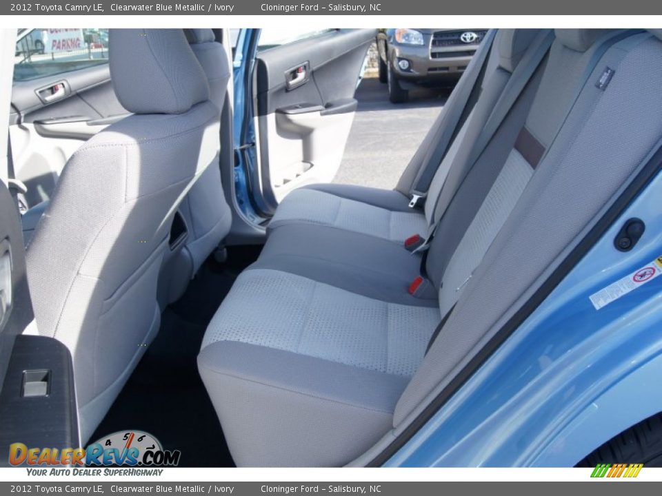 2012 Toyota Camry LE Clearwater Blue Metallic / Ivory Photo #11