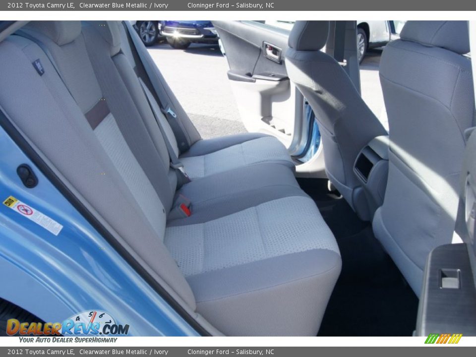 2012 Toyota Camry LE Clearwater Blue Metallic / Ivory Photo #13