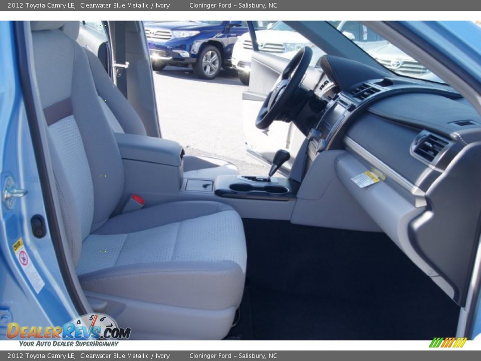 2012 Toyota Camry LE Clearwater Blue Metallic / Ivory Photo #14