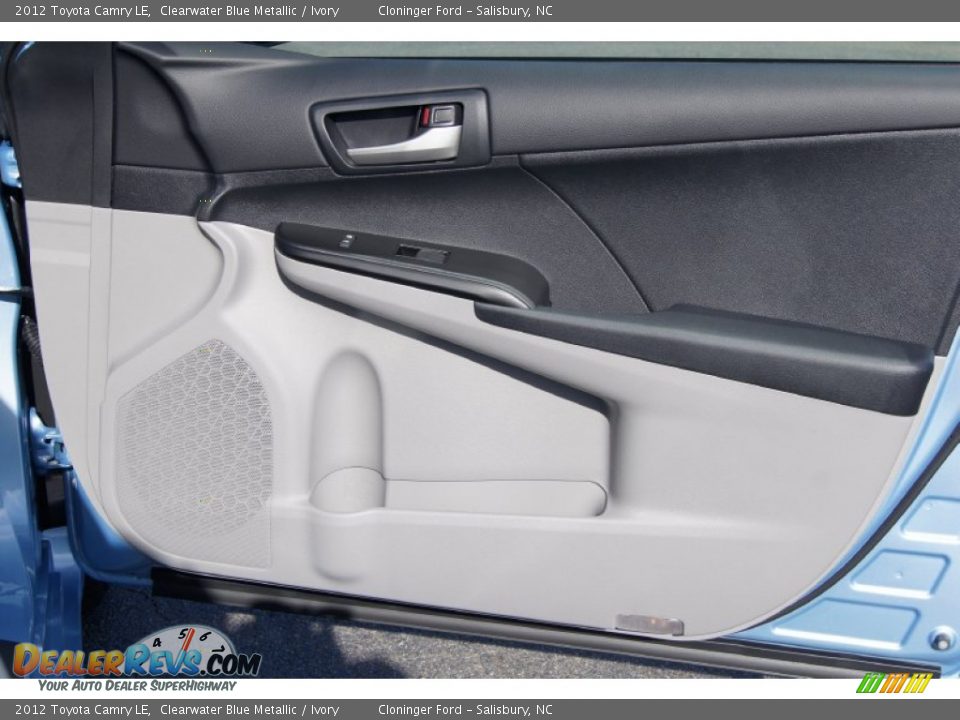 2012 Toyota Camry LE Clearwater Blue Metallic / Ivory Photo #16