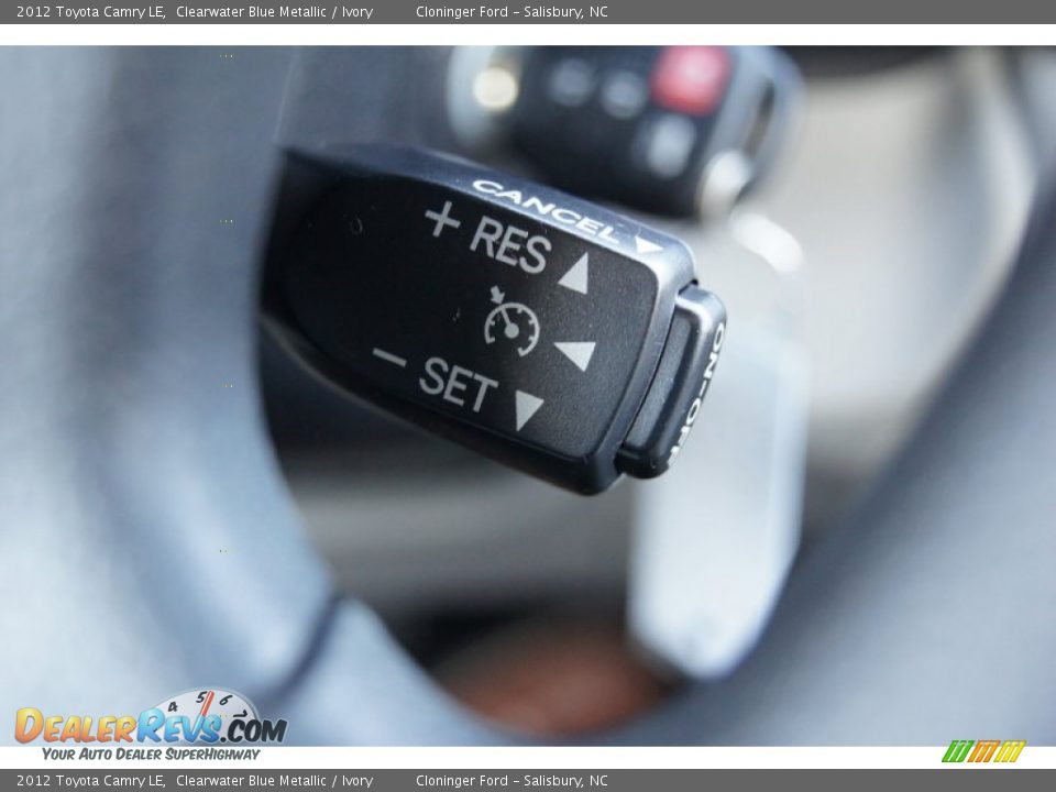 2012 Toyota Camry LE Clearwater Blue Metallic / Ivory Photo #24