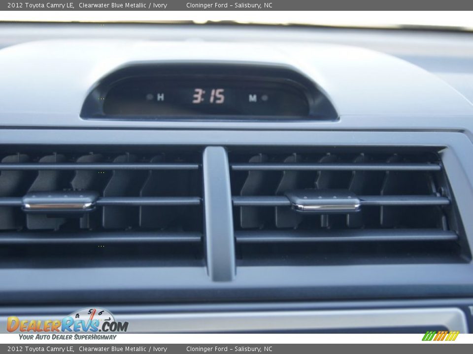 2012 Toyota Camry LE Clearwater Blue Metallic / Ivory Photo #26