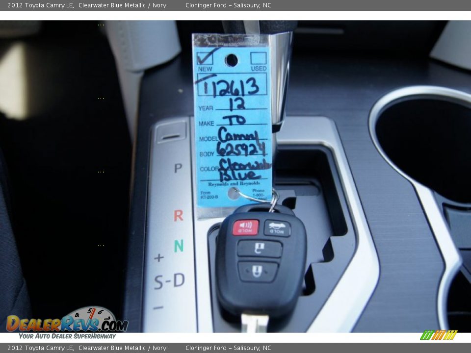 2012 Toyota Camry LE Clearwater Blue Metallic / Ivory Photo #34