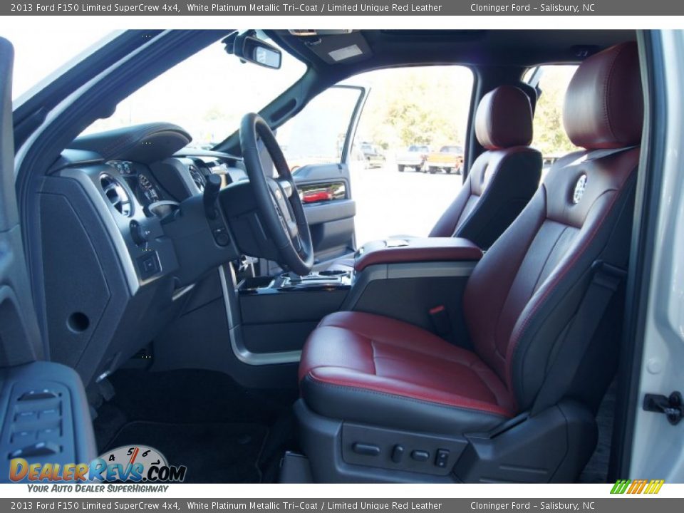 Front Seat of 2013 Ford F150 Limited SuperCrew 4x4 Photo #10