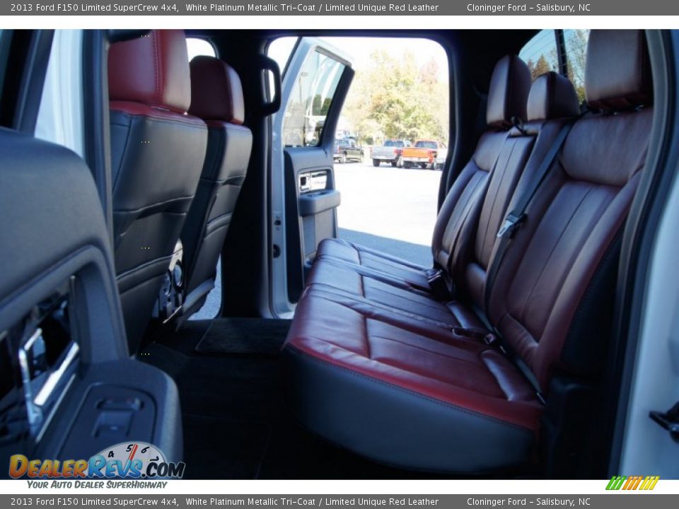 Rear Seat of 2013 Ford F150 Limited SuperCrew 4x4 Photo #12