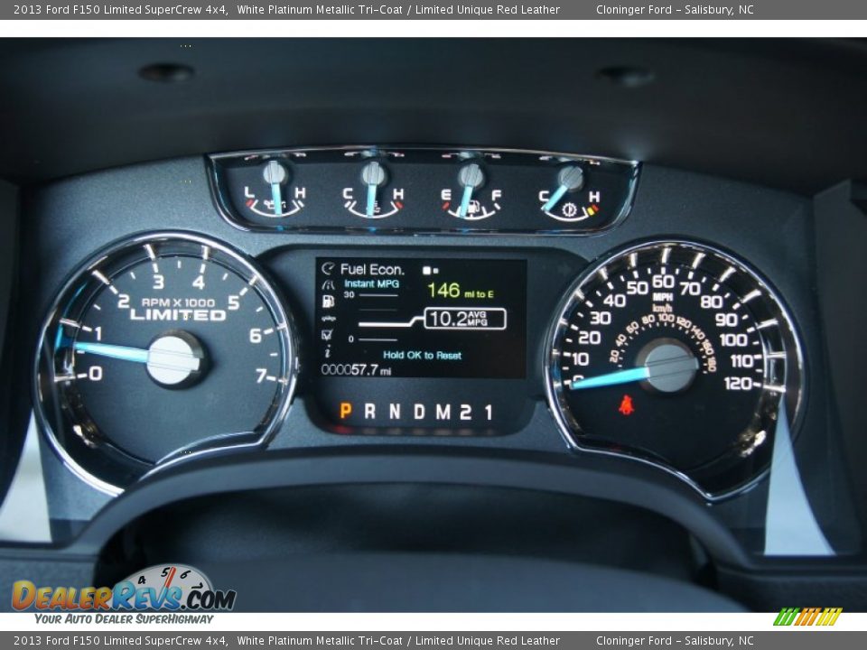 2013 Ford F150 Limited SuperCrew 4x4 Gauges Photo #36