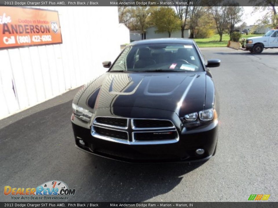 2013 Dodge Charger SXT Plus AWD Pitch Black / Black Photo #2