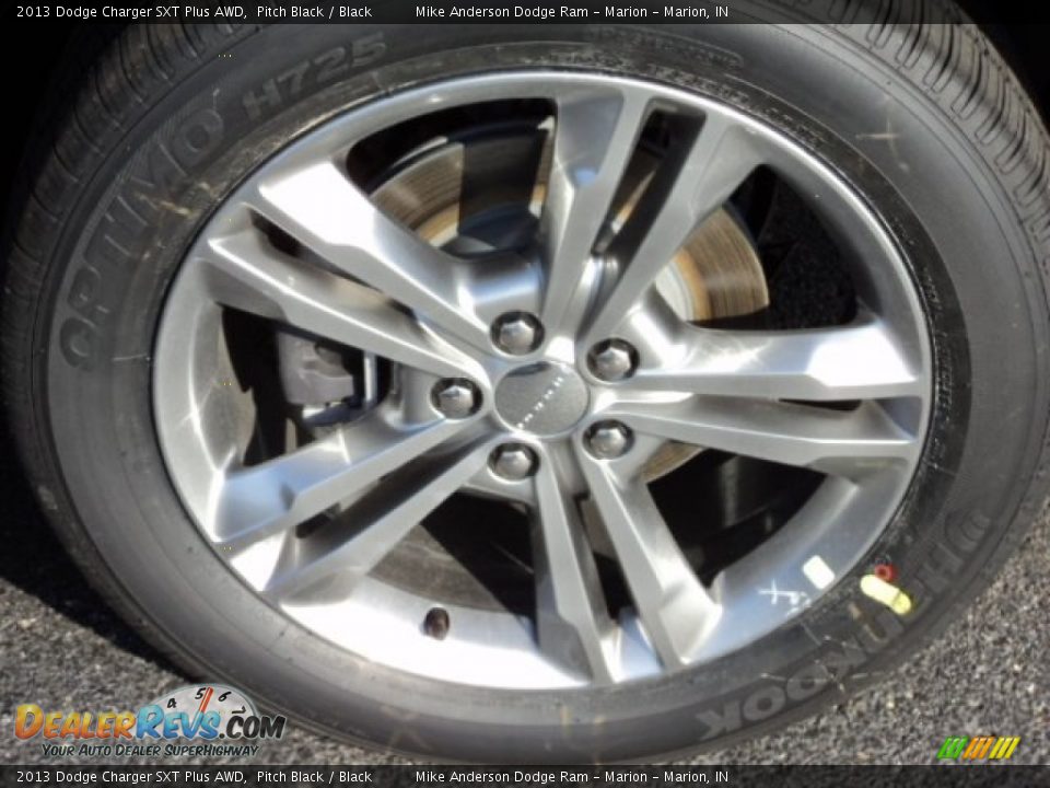2013 Dodge Charger SXT Plus AWD Pitch Black / Black Photo #5