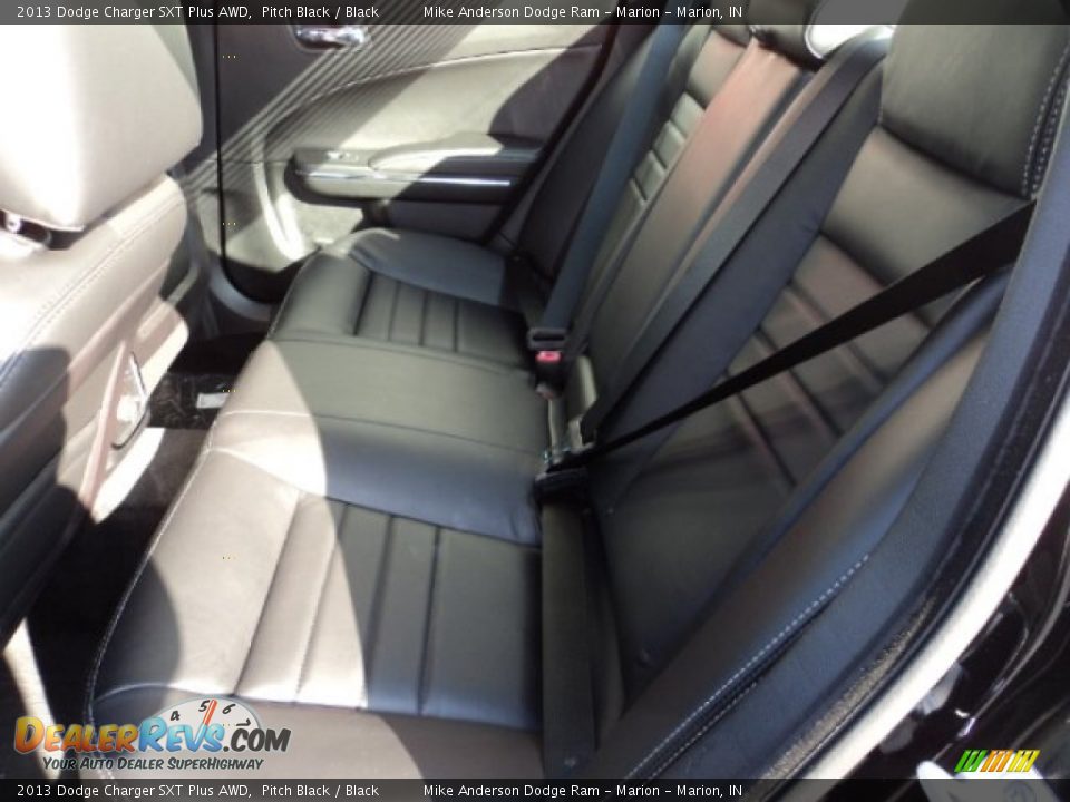 2013 Dodge Charger SXT Plus AWD Pitch Black / Black Photo #7