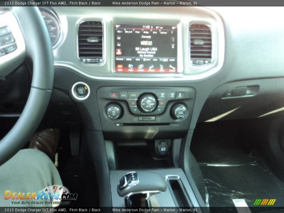 2013 Dodge Charger SXT Plus AWD Pitch Black / Black Photo #11