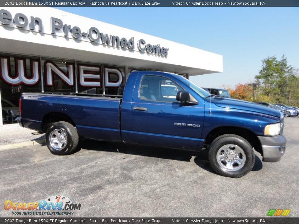 2002 Dodge Ram 1500 ST Regular Cab 4x4 Patriot Blue Pearlcoat / Dark Slate Gray Photo #5
