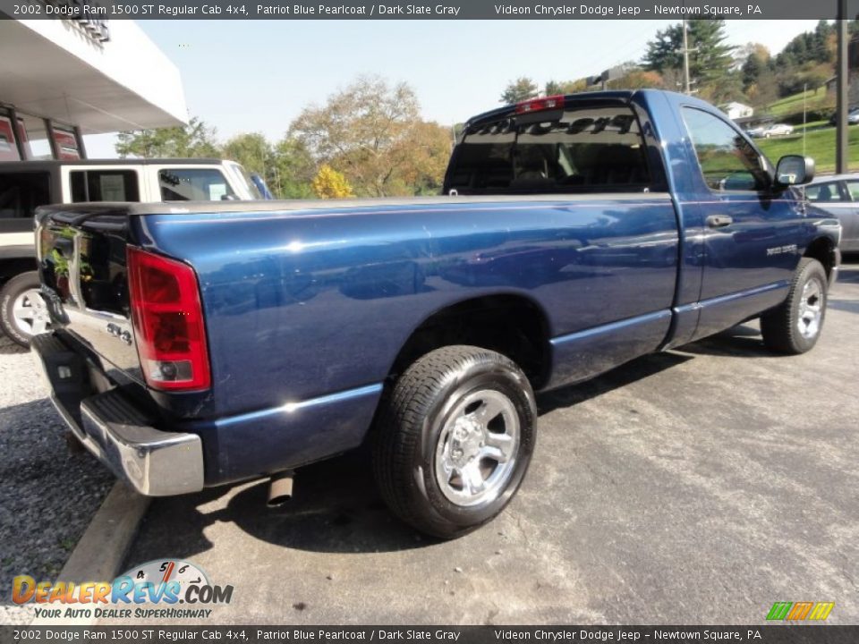 Patriot Blue Pearlcoat 2002 Dodge Ram 1500 ST Regular Cab 4x4 Photo #6