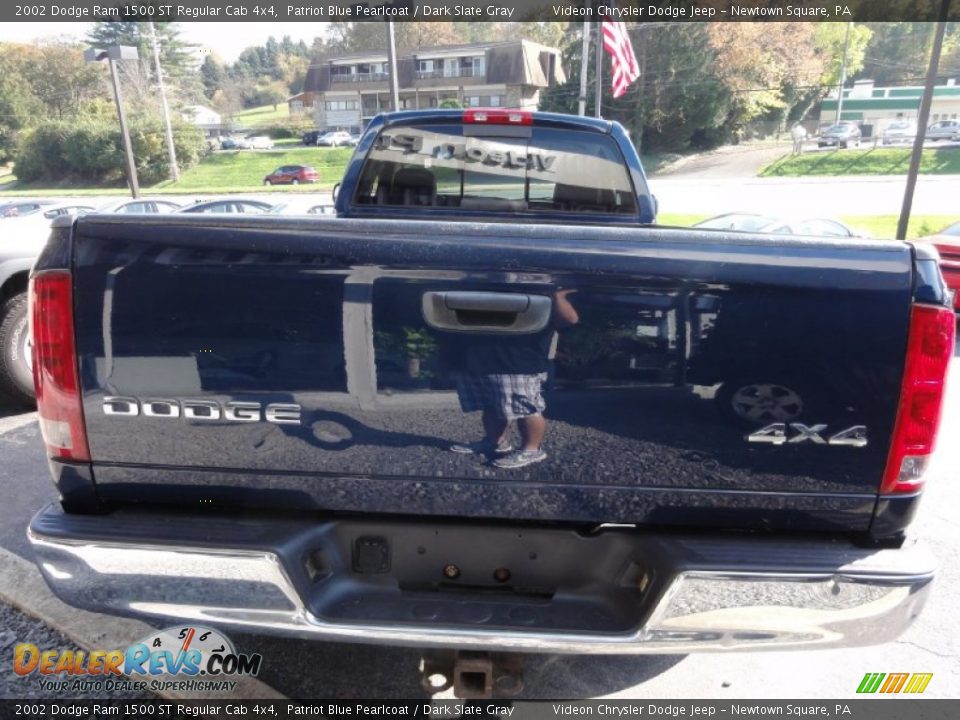 2002 Dodge Ram 1500 ST Regular Cab 4x4 Patriot Blue Pearlcoat / Dark Slate Gray Photo #7