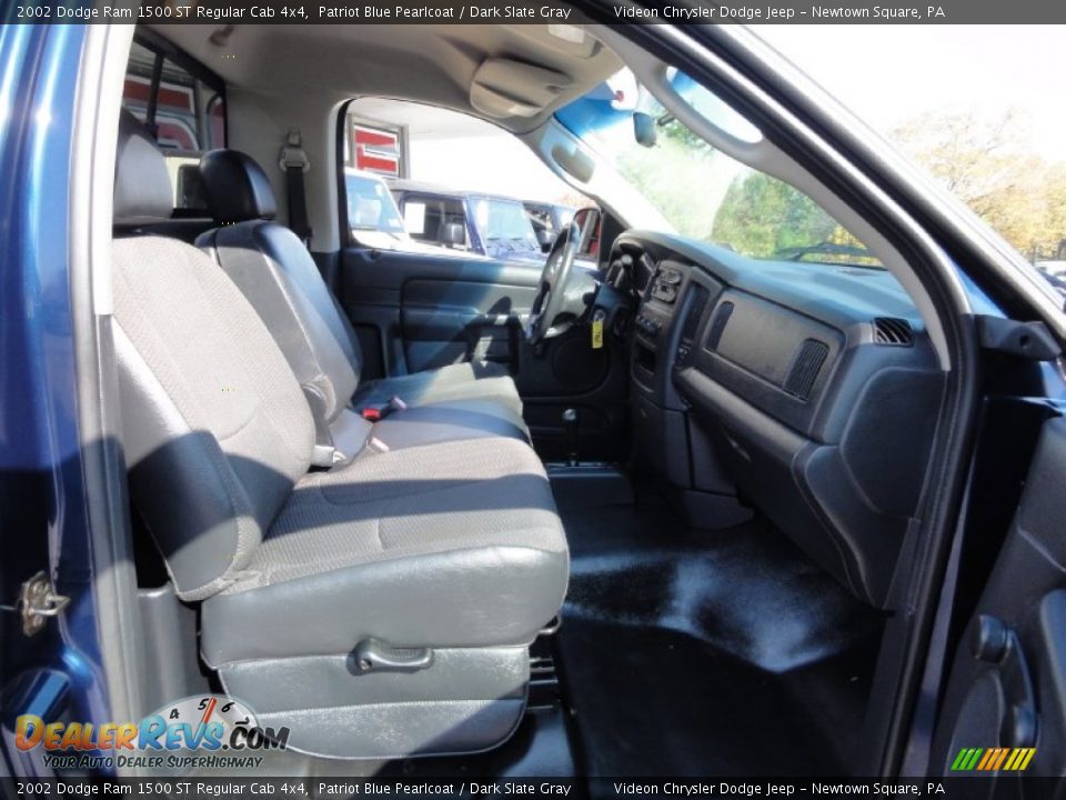 2002 Dodge Ram 1500 ST Regular Cab 4x4 Patriot Blue Pearlcoat / Dark Slate Gray Photo #14