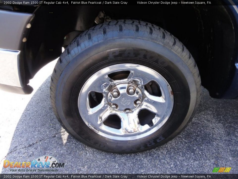 2002 Dodge Ram 1500 ST Regular Cab 4x4 Patriot Blue Pearlcoat / Dark Slate Gray Photo #17