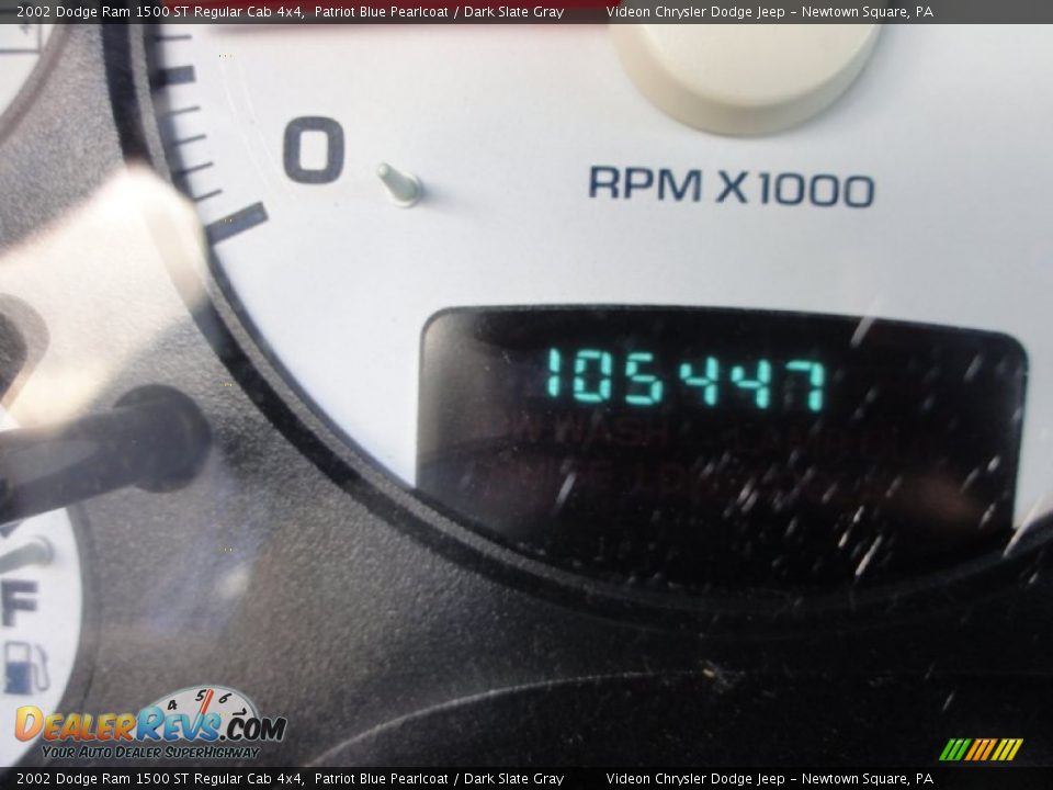 2002 Dodge Ram 1500 ST Regular Cab 4x4 Patriot Blue Pearlcoat / Dark Slate Gray Photo #21