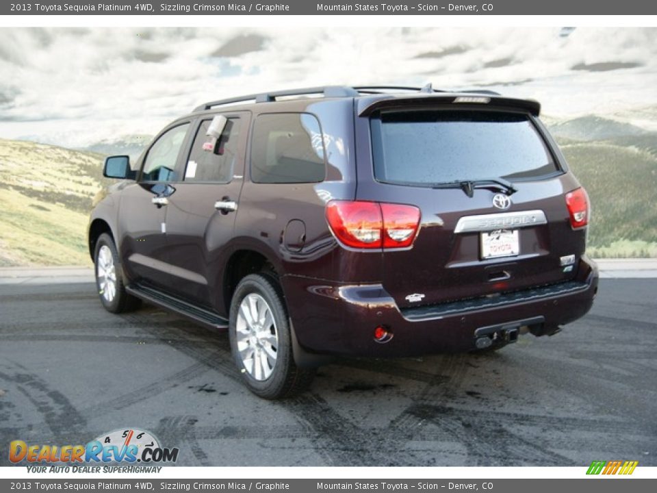 2013 toyota sequoia sizzling crimson mica #3