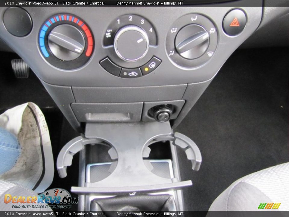 2010 Chevrolet Aveo Aveo5 LT Black Granite / Charcoal Photo #16