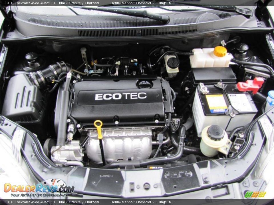2010 Chevrolet Aveo Aveo5 LT Black Granite / Charcoal Photo #19