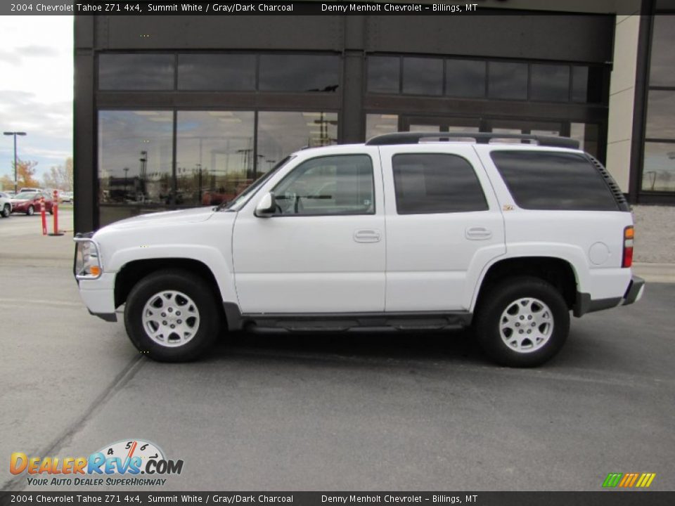 2004 Chevrolet Tahoe Z71 4x4 Summit White / Gray/Dark Charcoal Photo #2