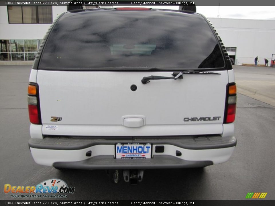 2004 Chevrolet Tahoe Z71 4x4 Summit White / Gray/Dark Charcoal Photo #4