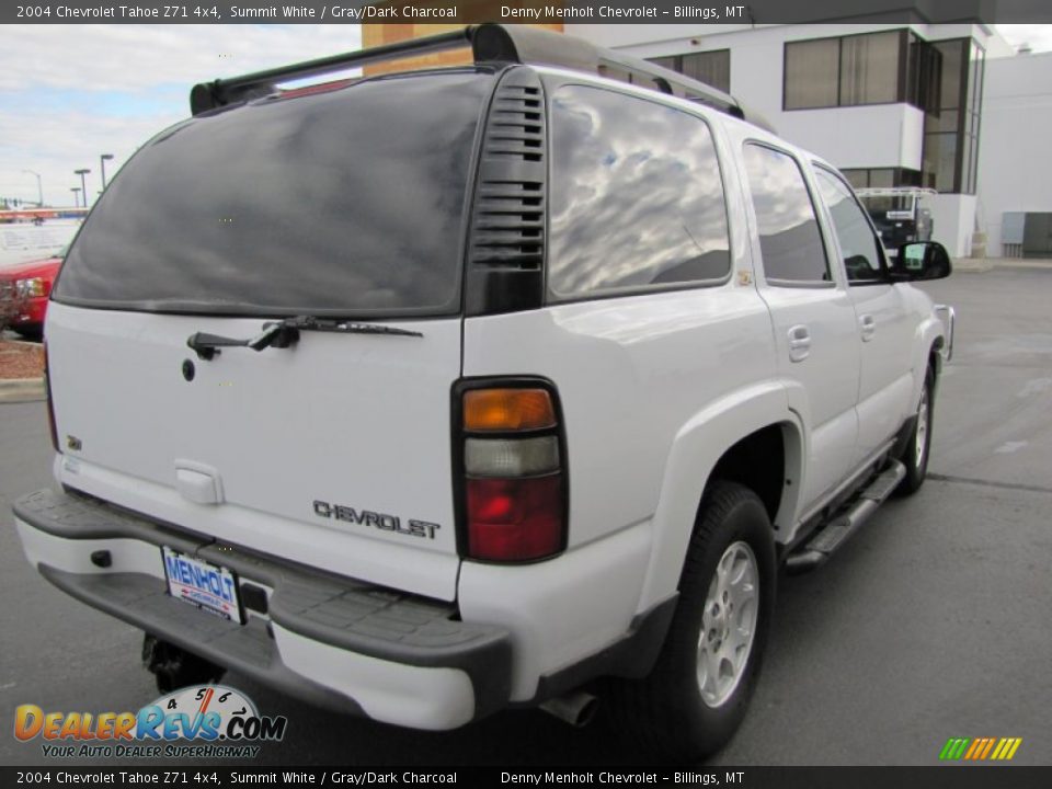 2004 Chevrolet Tahoe Z71 4x4 Summit White / Gray/Dark Charcoal Photo #5