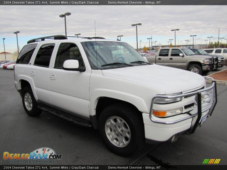 2004 Chevrolet Tahoe Z71 4x4 Summit White / Gray/Dark Charcoal Photo #7