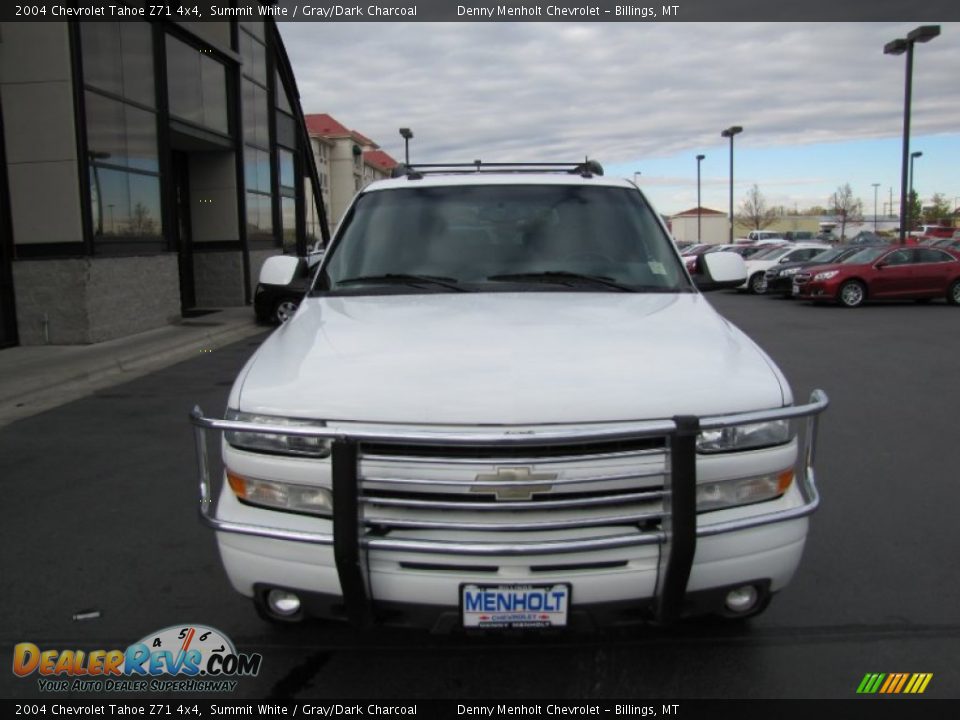 2004 Chevrolet Tahoe Z71 4x4 Summit White / Gray/Dark Charcoal Photo #8