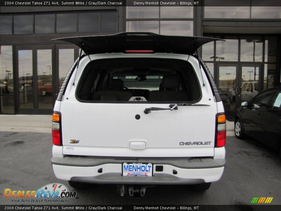 2004 Chevrolet Tahoe Z71 4x4 Summit White / Gray/Dark Charcoal Photo #10
